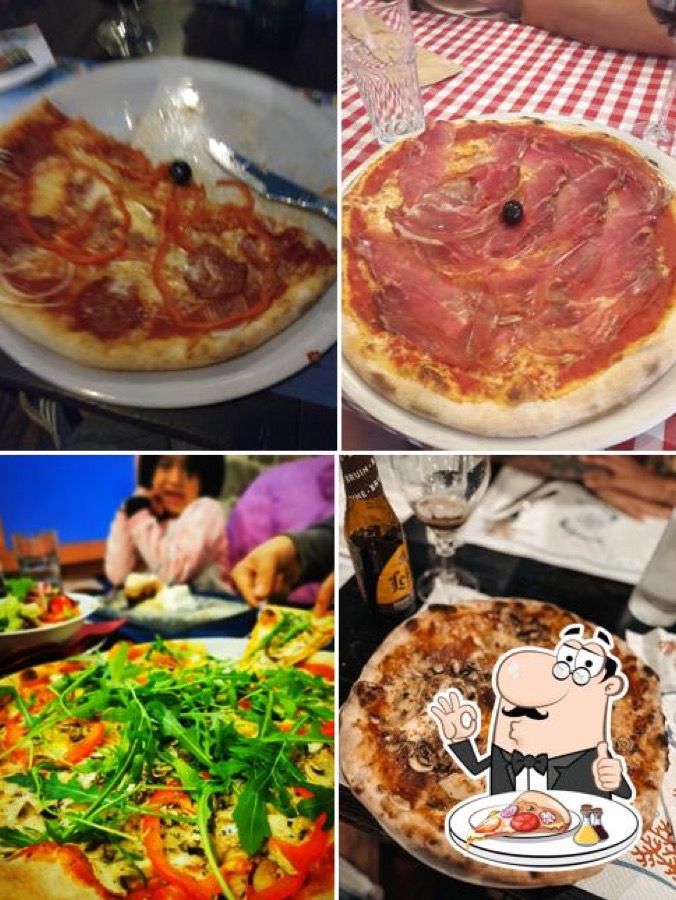 Pizza tankog tijesta u Konobi Bracera